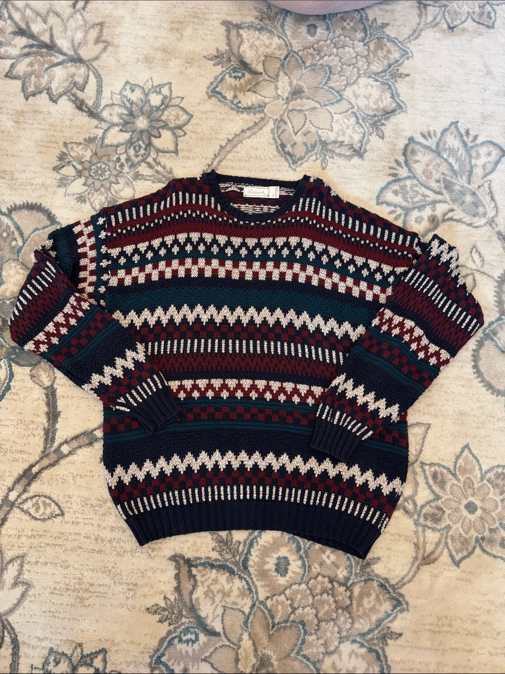 Berwick Crewneck Fair Isle Sweater - Multi-Color